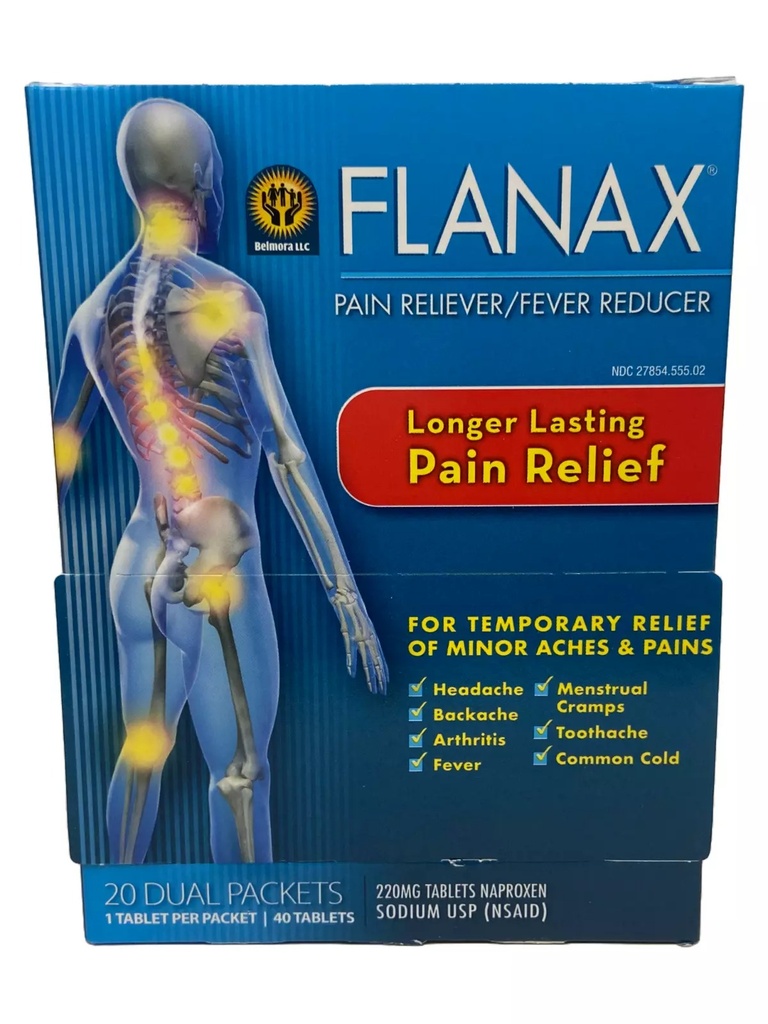 [INTER00828] Flanax Analgesic 220 Mg 20/2s CS/12