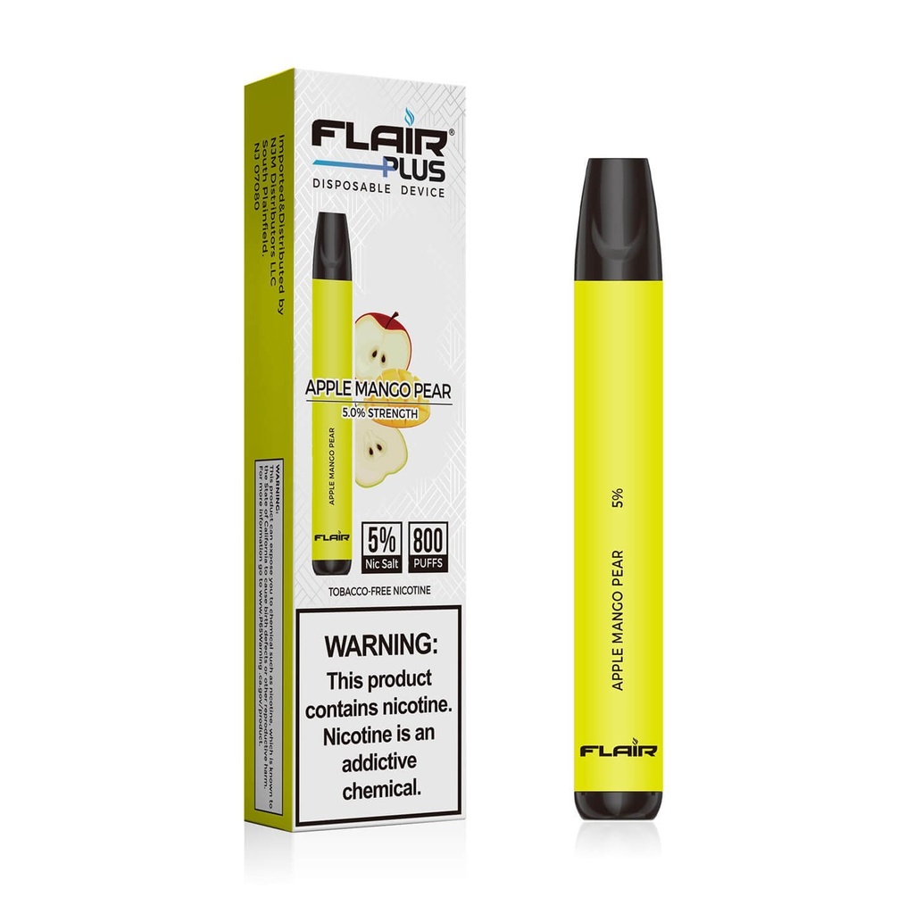 [INTER00774] FLAIR (Flair Plus Disposable 5% Nic Apple Mango Pear)