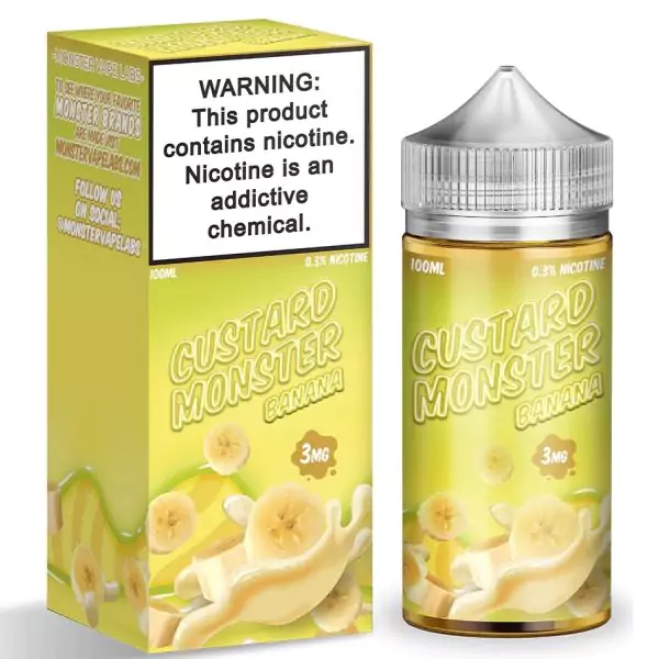 [INTER00633] CUSTARD MONSTER (Custard Monster 3mg Banana 100ml)