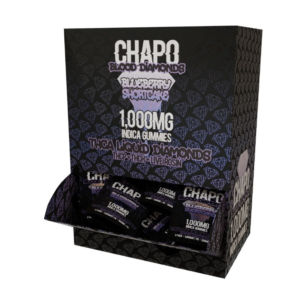 [INTER00539] CHAPO EXTRAX (BLOOD DIAMOND 2PK GRAVITY DISPLAY BLUEBERRY SHORTCAKE)