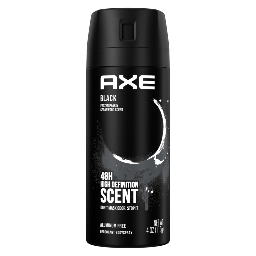 [INTER00165] AXE SPRAY 150ml (Black)